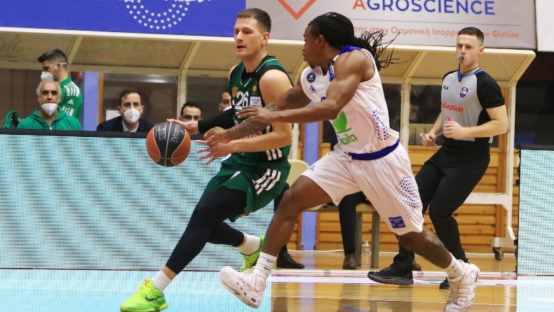 Λάρισα-Παναθηναϊκός 86-90: Γλίτωσε τη... λαχτάρα με το 38άρι του Νέντοβιτς