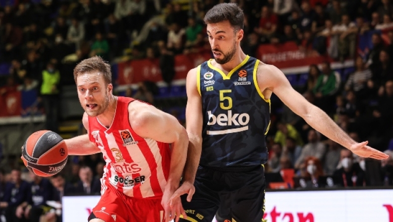 Ερυθρός Αστέρας - Φενέρμπαχτσε 74-69: Υπέταξε τη Φενέρ στο Βελιγράδι