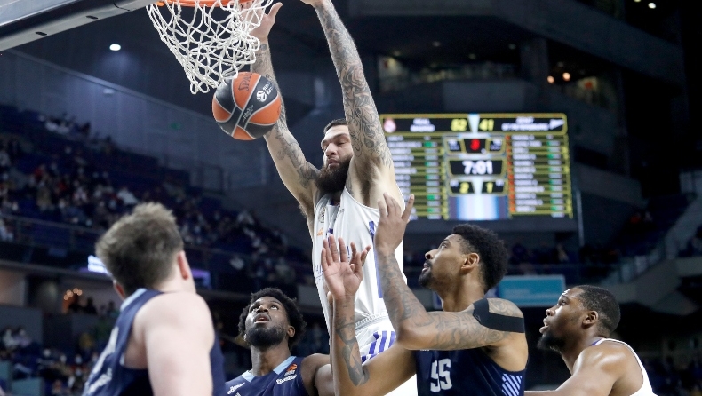 Ρεάλ - Ζενίτ 85-64: Απόρθητο «κάστρο» η Μαδρίτη (vid)