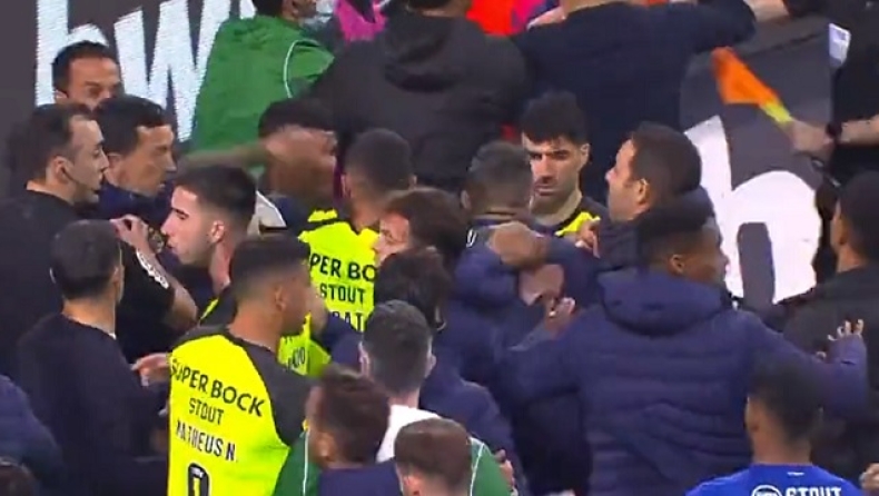 Πόρτο – Σπόρτινγκ: Άνδρες ασφαλείας χτύπησαν παίκτες! (vid)