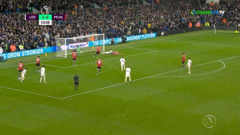 Λιντς - Μάντσεστερ Γιουνάιτεντ: Από 0-2, 2-2 μέσα σε 57''! (vid)