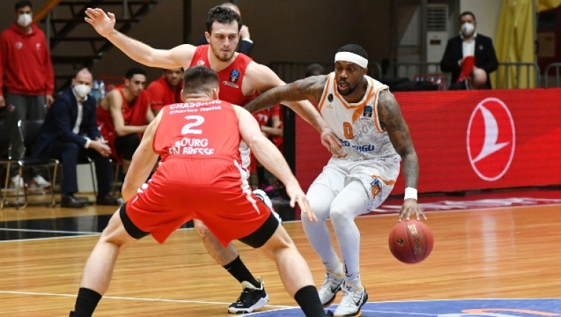 Προμηθέας - Μπουρζ 84-77: Τρίτη νίκη στο Eurocup oι Πατρινοί