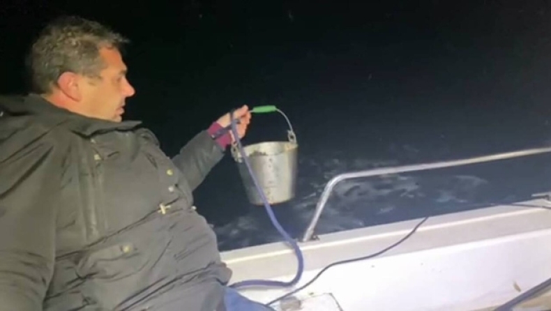 Βλάβη και καπνοί σε σκάφος που μετέφερε δημοσιογράφο της ΕΡΤ σε ρεπορτάζ για το Euroferry (vid)
