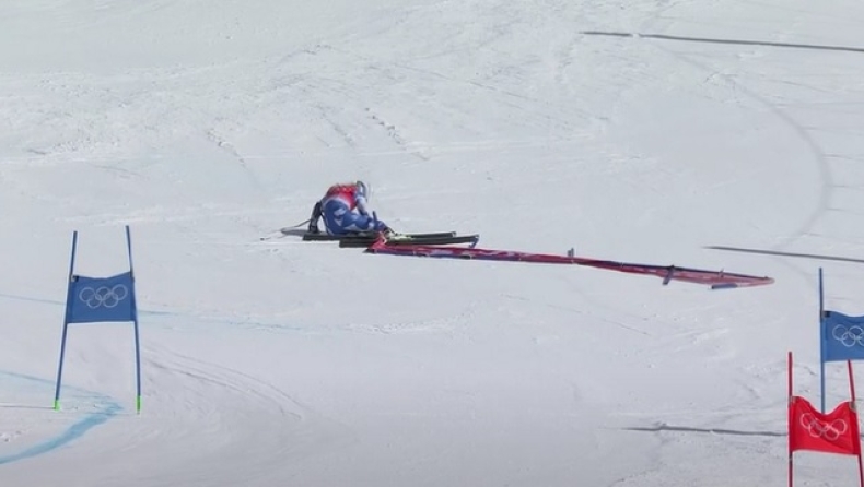 Χειμερινοί Ολυμπιακοί Αγώνες: Τραυματίστηκε η Τσιοβόλου στο γιγαντιαίο σλάλομ (vid)