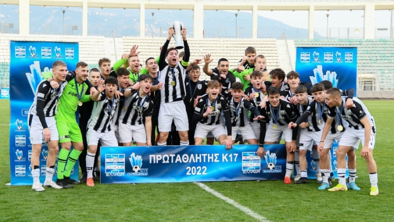 Κ17: Τα «μπράβο» του Ερασιτέχνη ΠΑΟΚ στους πρωταθλητές