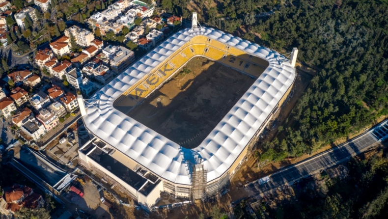 ΑΕΚ: Ξεκινάει σύντομα και η κατασκευή του χλοοτάπητα στην Αγιά Σοφιά - OPAP Arena