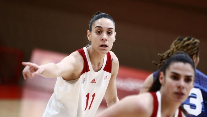 Ολυμπιακός - Ελευθερία Μοσχάτου 111-60: Άνετη νίκη για τις «ερυθρόλευκες» (vid)