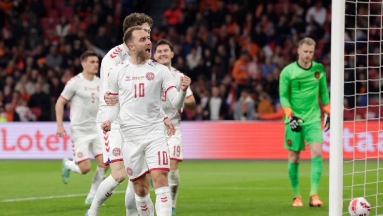 Ολλανδία - Δανία 4-2: Φιλική ματσάρα με νικητή τον... Έρικσεν! 