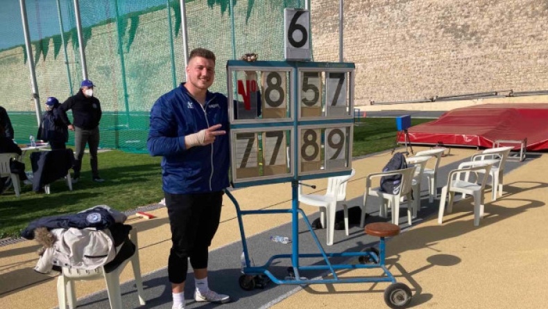 Πανελλήνιο ρεκόρ Νέων ο Φραντζεσκάκης στο Ηράκλειο