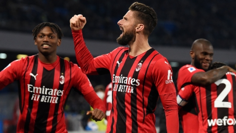 Νάπολι - Μίλαν 0-1: Ο Ζιρού σίγησε το «Μαραντόνα» και την έστειλε κορυφή (vid)