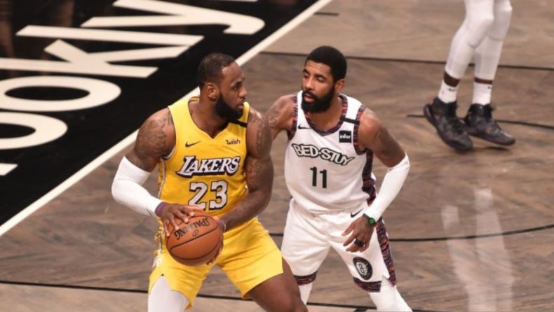 «Κάποιοι στον οργανισμό των Λέικερς συζήτησαν για trade του Ίρβινγκ από τους Νετς μέσα στη σεζόν»