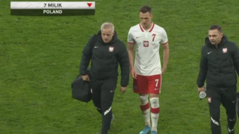 ΠΑΟΚ - Μαρσέιγ: Ο Μίλικ αποχώρησε τραυματίας από το φιλικό της Πολωνίας