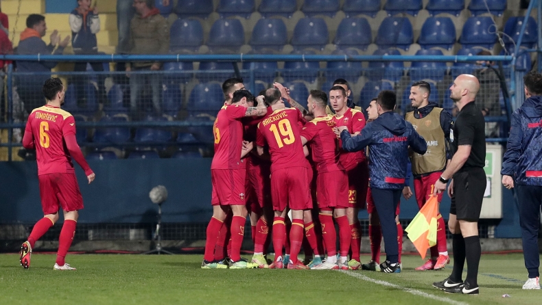 Μαυροβούνιο - Ελλάδα: Δοκάρι και μέσα οι γηπεδούχοι για το 1-0 με πλασέ του Όσμαγιτς (vid)