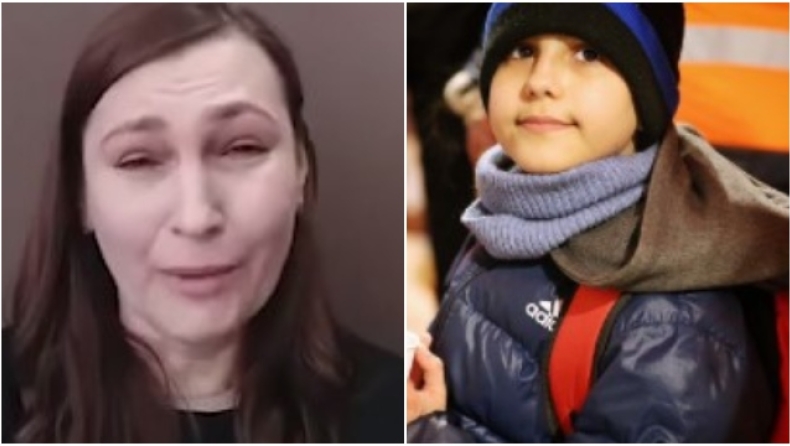 Η μητέρα του 11χρονου που πέρασε μόνος τα σύνορα της Σλοβακίας λέει κλαίγοντας: «Έπρεπε να μείνω στην Ουκρανία» (vid)