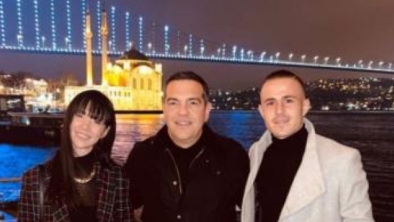 Αλέξης Τσίπρας: Παρακολούθησε το Φενέρ-Τράμπζονσπορ στην Πόλη και γευμάτισε με τον Πέλκα