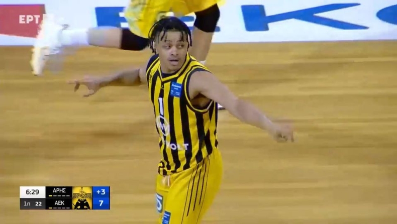 Άρης - ΑΕΚ: Το «ζεστό» ξεκίνημα του Κάουαν (vid)