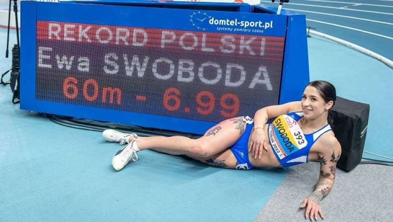 Εύα Σβόμποντα: Με τον τίτλο του φαβορί στα 60μ. στο Βελιγράδι