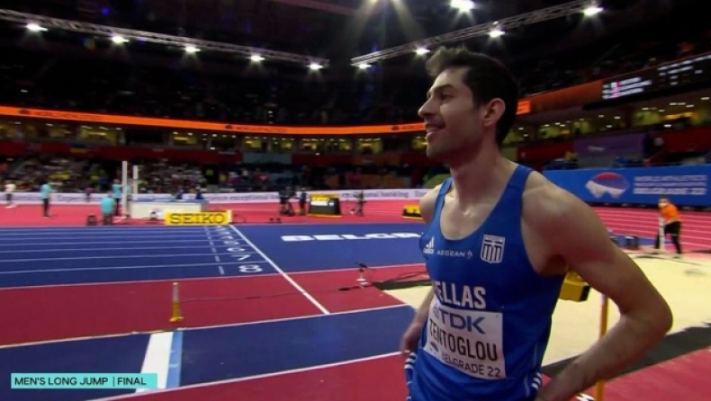 «Πέταξε» στα 8,51 στο τελευταίο του άλμα ο χρυσός πρωταθλητής Τεντόγλου! (vid)