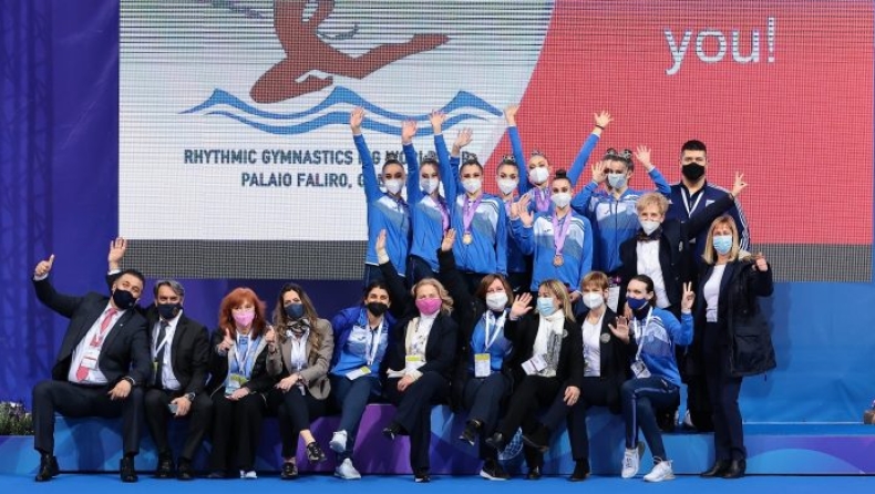 Ρυθμική Γυμναστική: Τρία μετάλλια στο Παγκόσμιο Κύπελλο