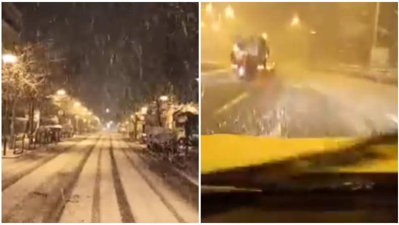 Τρελάθηκε ο καιρός: Απίστευτες εικόνες με χιονισμένη Αθήνα στις 20 Μαρτίου (vid)