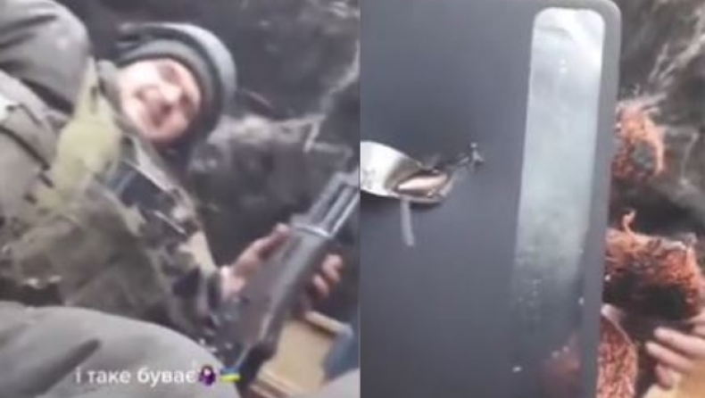 Το κινητό σταμάτησε τη σφαίρα και έσωσε τη ζωή Ουκρανού στρατιώτη (vid)