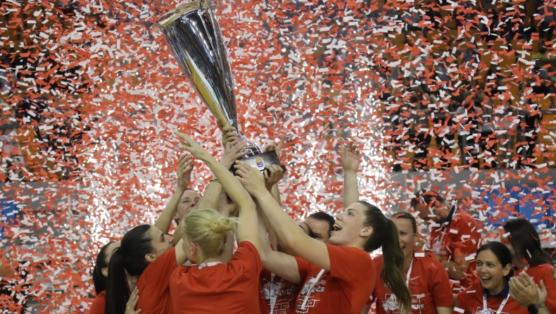 Ελευθερία Μοσχάτου - Ολυμπιακός 48-59: Στα «ερυθρόλευκα» και το Κύπελλο Ελλάδας γυναικών (vid)
