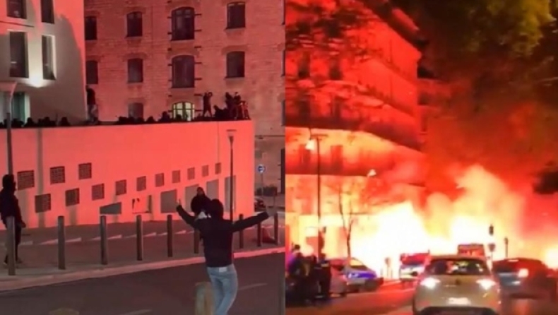 Επεισόδια στη Μασσαλία: Οπαδοί ΠΑΟΚ και Παρτιζάν πλακώθηκαν με οπαδούς Μαρσέιγ και ΑΕΚ (vids)