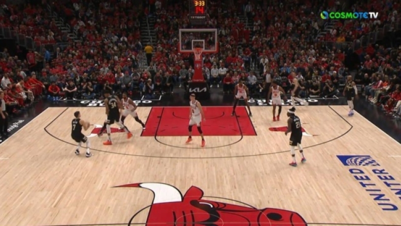 Μπουλς - Μπακς: Ο Άλεν πήρε... φωτιά με τρία σερί τρίποντα (vid)