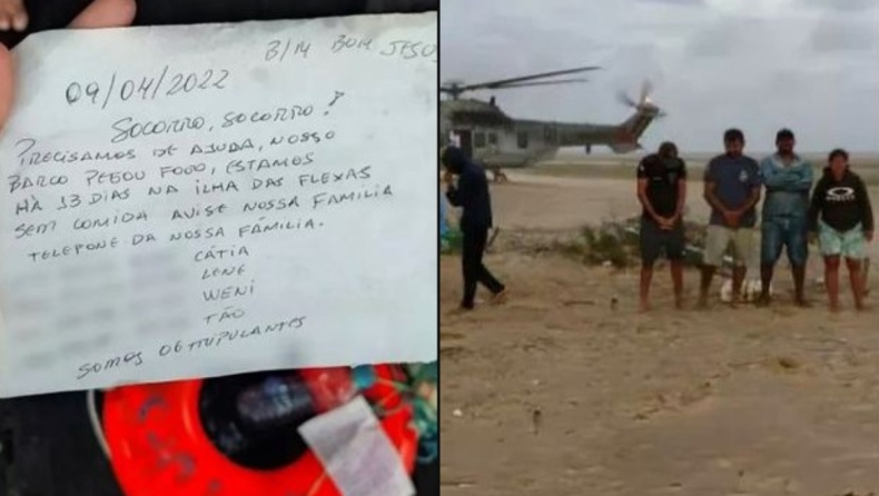 Ναυτικοί σώθηκαν από απομονωμένο νησί, γιατί πέταξαν μπουκάλι με μήνυμα στη θάλασσα