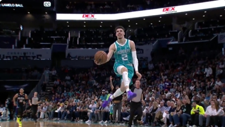 NBA: Το showtime των Χόρνετς στην κορυφή του TOP 10 (vid)