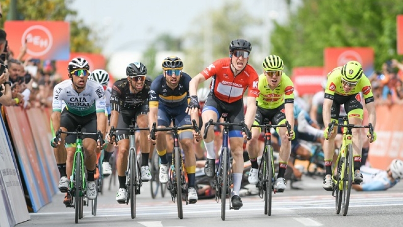 ΔΕΗ Ποδηλατικός Γύρος Ελλάδας (4ο ετάπ): Νέα πτώση στον τερματισμό στη Λάρισα