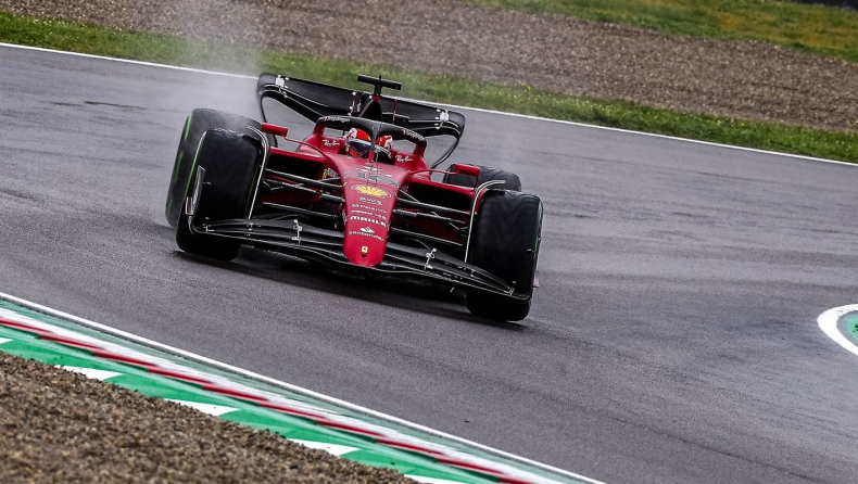 Formula 1, Ίμολα: Λεκλέρ και Ferrari από άλλο πλανήτη στο βρεγμένο FP1