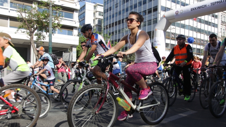 Ποδηλατικός Γύρος της Αθήνας: Ποιοι δρόμοι θα είναι κλειστοί την Κυριακή