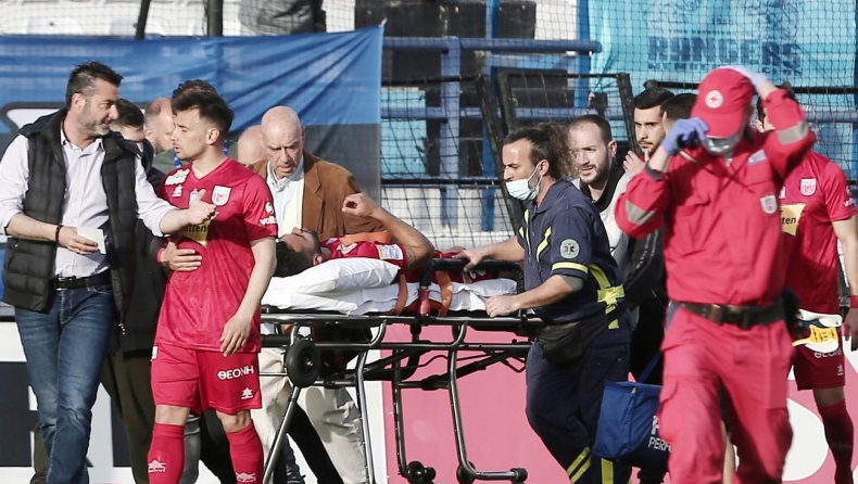 Βόλος: Διάσειση ο Ρομέρο από τον σοβαρό τραυματισμό του