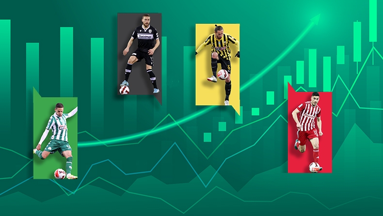 Top-20: Οι παίκτες με τη μεγαλύτερη χρηματιστηριακή αξία στη Super League Interwetten