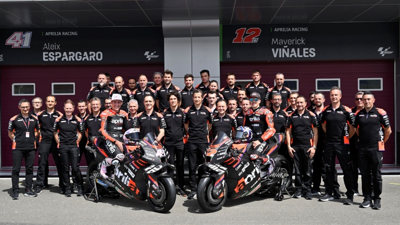 MotoGP: H Aprilia ανανέωσε με τους Αλέιξ Εσπαργκαρό και Μάβερικ Βινιάλες