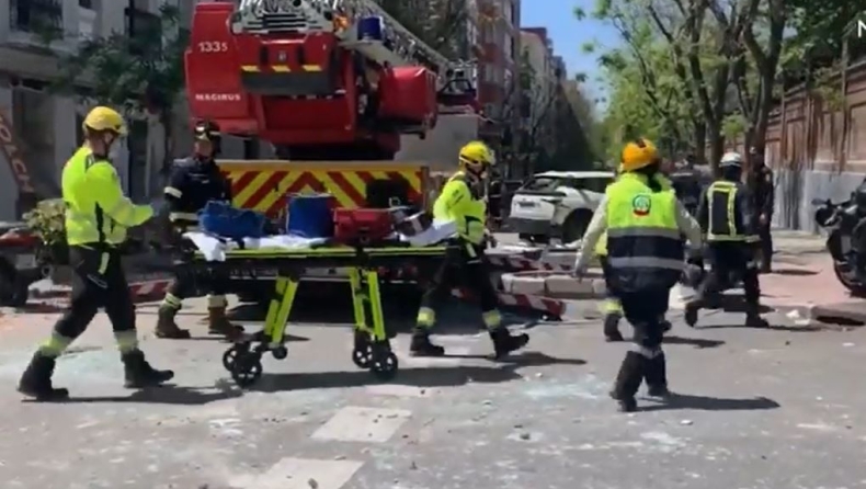 Έκρηξη σε κτίριο στην κεντρική Μαδρίτη με 17 τραυματίες (vid)
