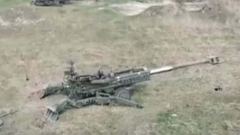 Η Ουκρανία αναπτύσσει τα αμερικανικά πυροβόλα Χόβιτσερ (vid)
