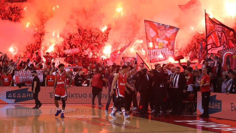 Ολυμπιακός, EuroLeague: Μία αγωνιστική κεκλεισμένων των θυρών και 53.000 ευρώ πρόστιμο