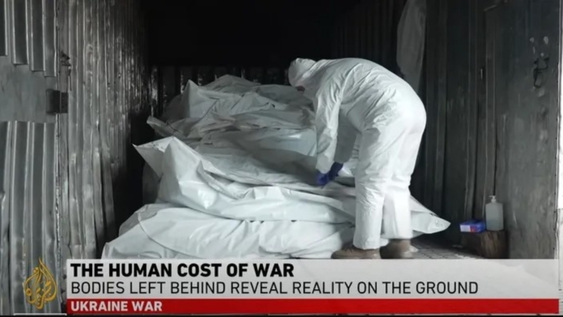 Αποκάλυψη Al Jazeera: «Ψυγεία σε τρένα με εγκαταλελειμμένα πτώματα Ρώσων» 