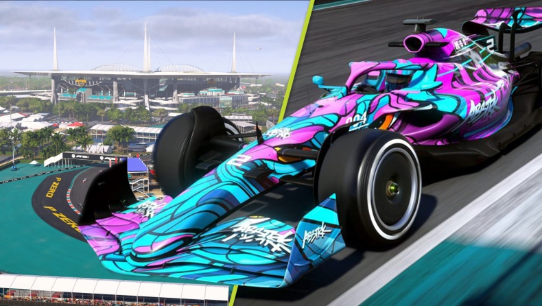 To Miami International Autodrome μέσα από νέο trailer του F1 22 videogame και ο Leclerc στο εξώφυλλο