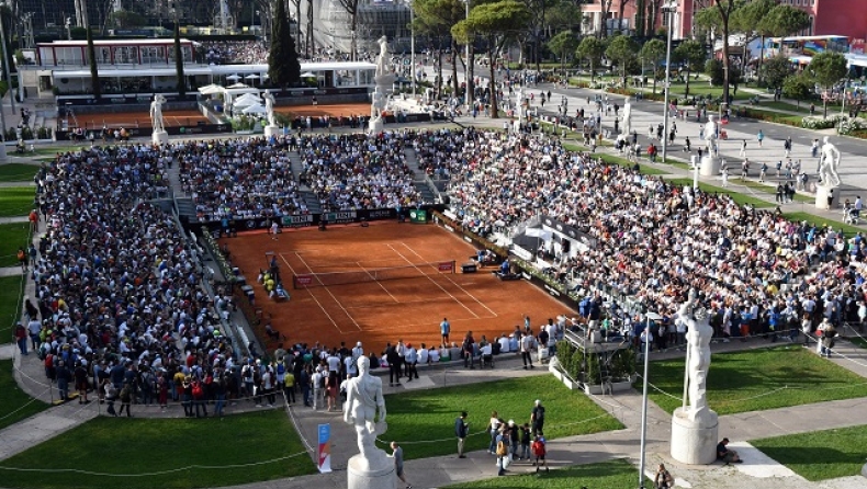 Ρώμη Τουρνουά Τένις: Από ρεκόρ σε ρεκόρ προσέλευσης θεατών 