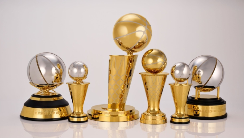 NBA: Αλλάζουν τα τρόπαια του πρωταθλητή και των νικητών στις περιφέρειες