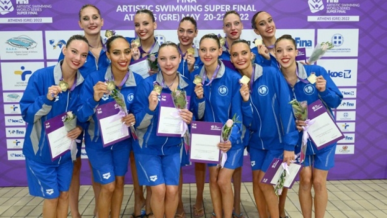 Καλλιτεχνική κολύμβηση: Αυλαία με χρυσό για την Ελλάδα στο κόμπο