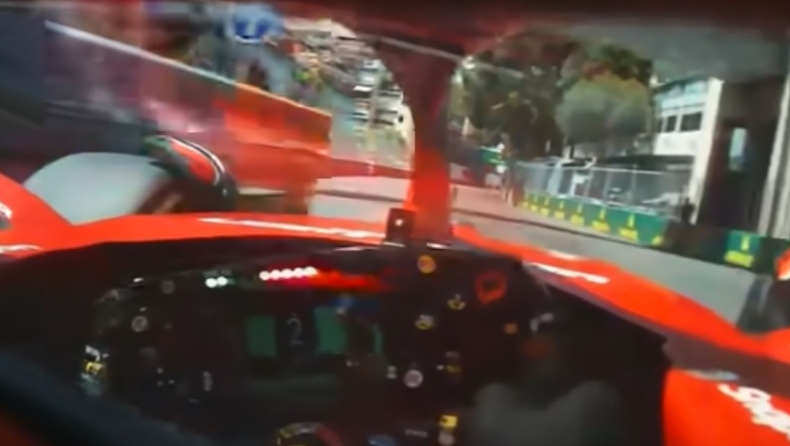 Formula 1, Μονακό: Ένας συγκλονιστικός γύρος από το κράνος του Λεκλέρ (vid)