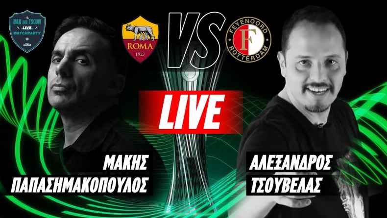 Mak & Tsouvi Live Watchparty με τελικό Conference League (vid)