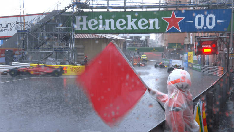 Formula 1, Μονακό: Ο αγώνας διακόπηκε προτού καν ξεκινήσει λόγω καιρού (vid)