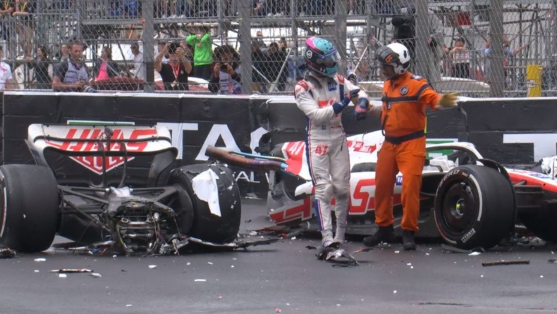 Formula 1, Μονακό: Στα δύο κόπηκε το μονοθέσιο του Σουμάχερ, διακόπηκε ξανά το GP Mονακό (vid)