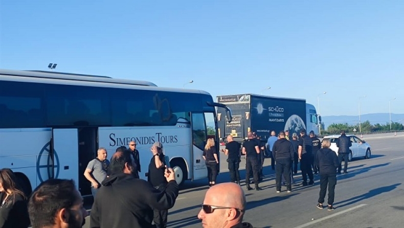 ΠΑΟΚ: «Έμεινε» λεωφορείο με οπαδούς λίγο πριν την Λαμία