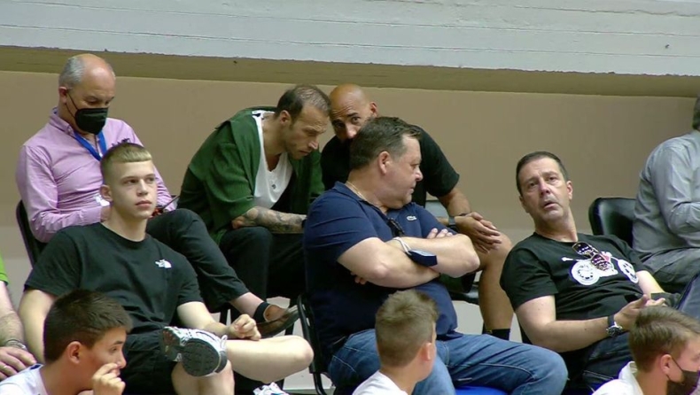 Λάρισα - Κολοσσός: Στο γήπεδο Μπουρούσης και Μόρας (vids)